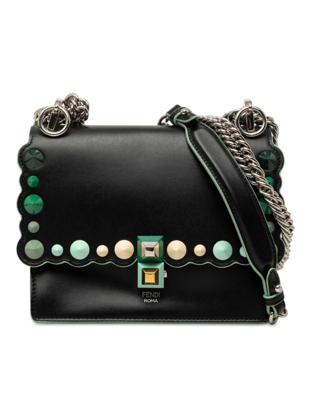 Fendi Mini Scalloped Leather And #344632F68B